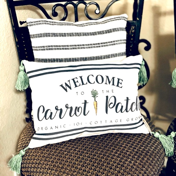 Target Other - 2 Target Bullseye “Welcome to the Carrot Patch” Pillows